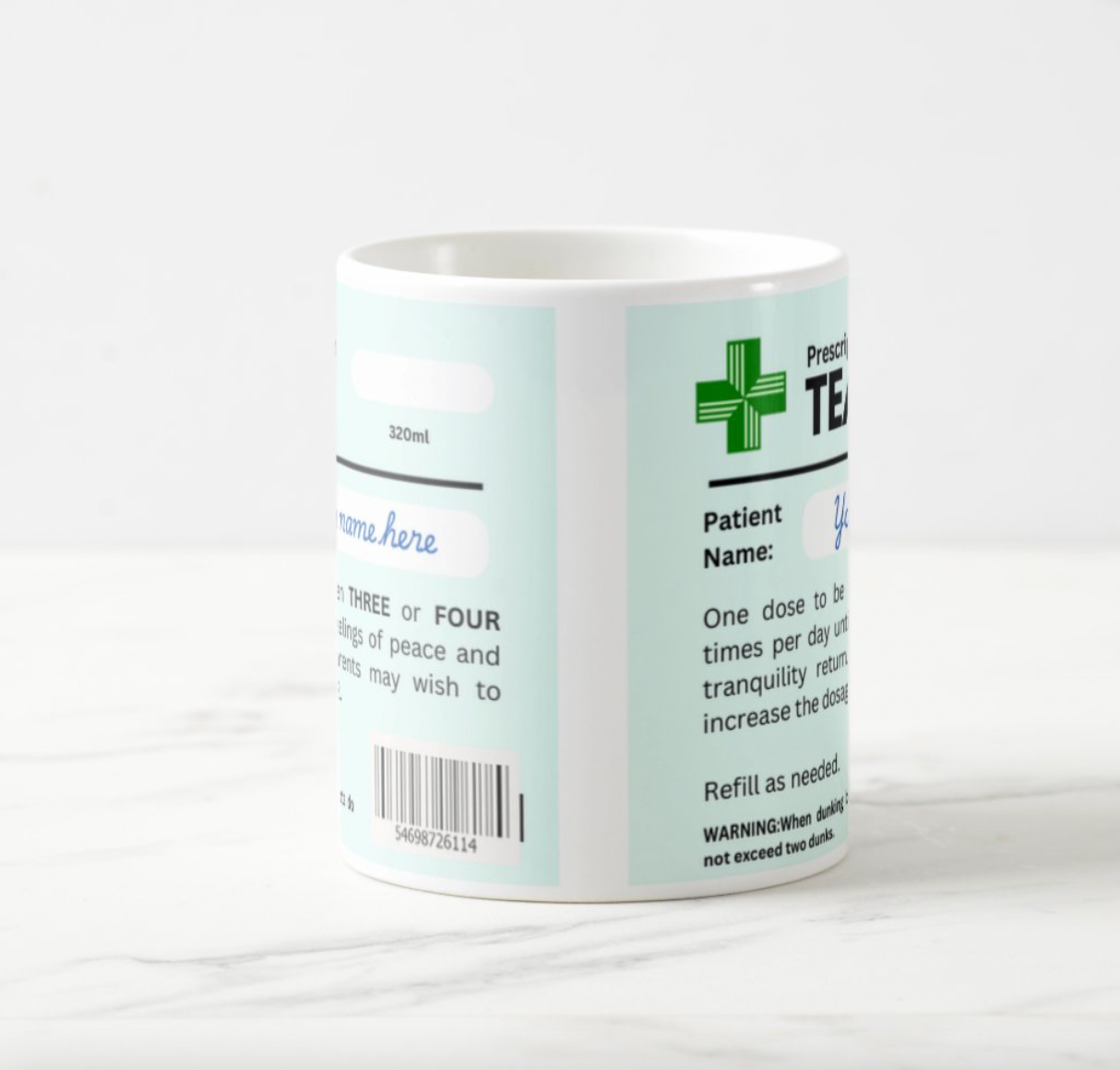 Funny Tea Prescription Mug