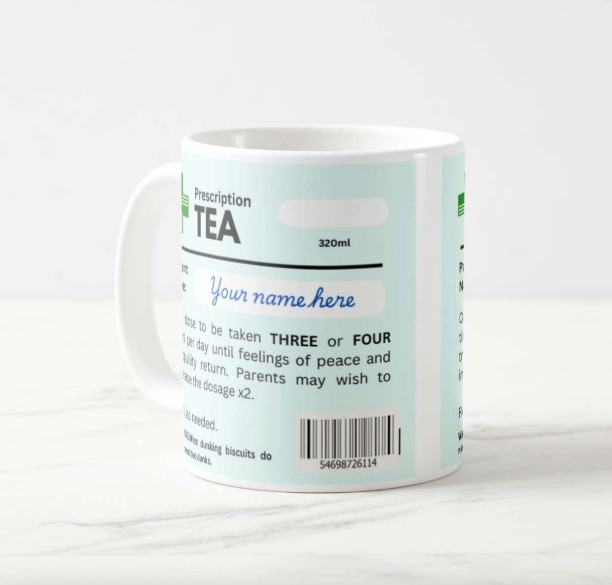 Funny Tea Prescription Mug