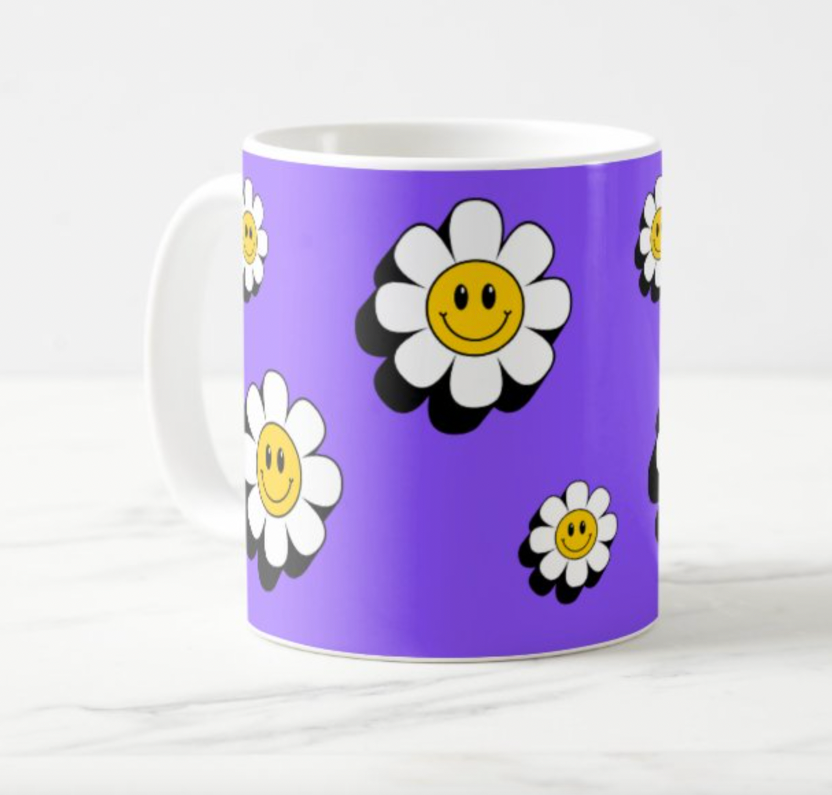 Smiley Flower Mug