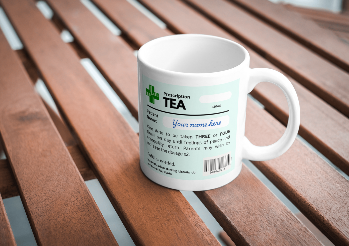 Funny Tea Prescription Mug