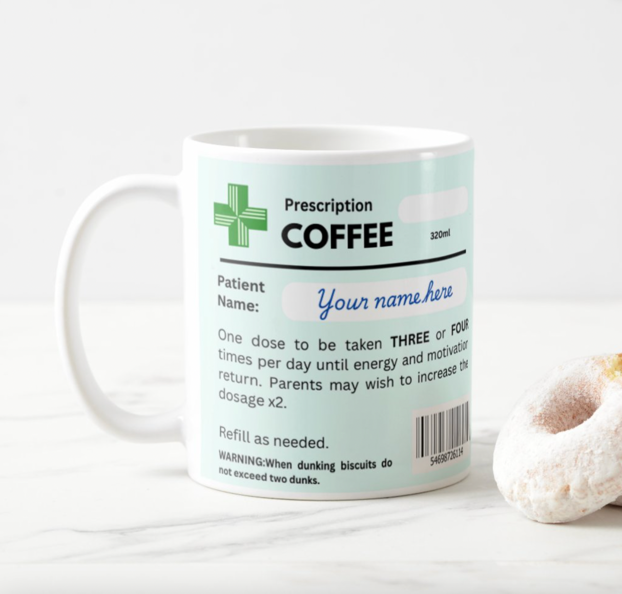 Funny Coffee Prescription Mug