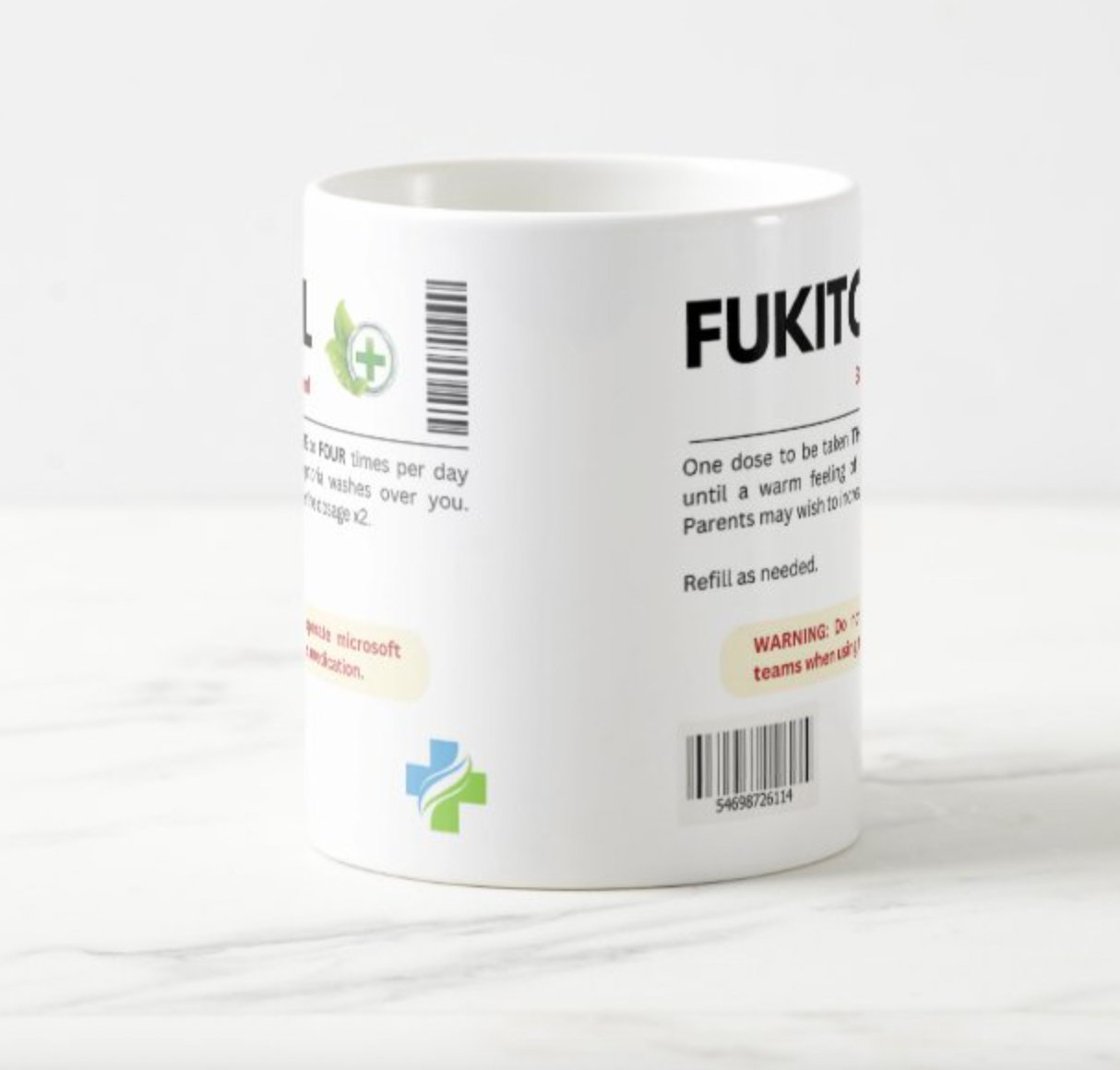 Fukitol funny mug