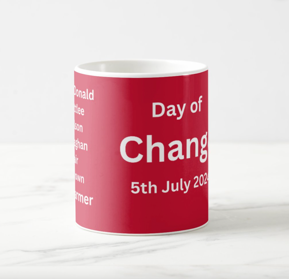 Labour Party Mug - Day of Change