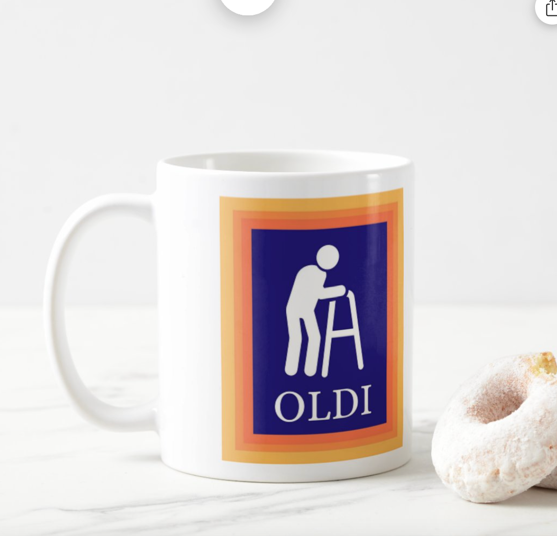 OLDI funny Aldi mug