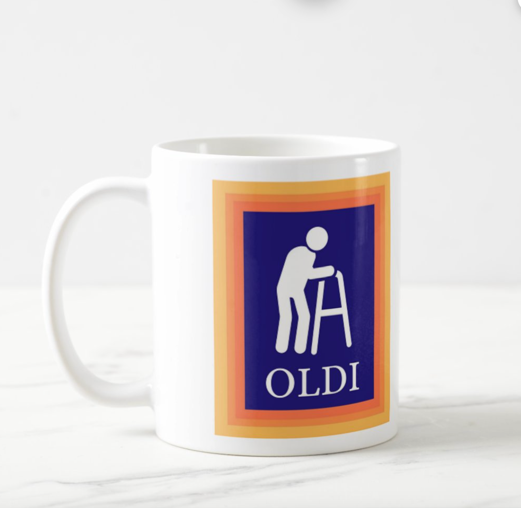 OLDI funny Aldi mug