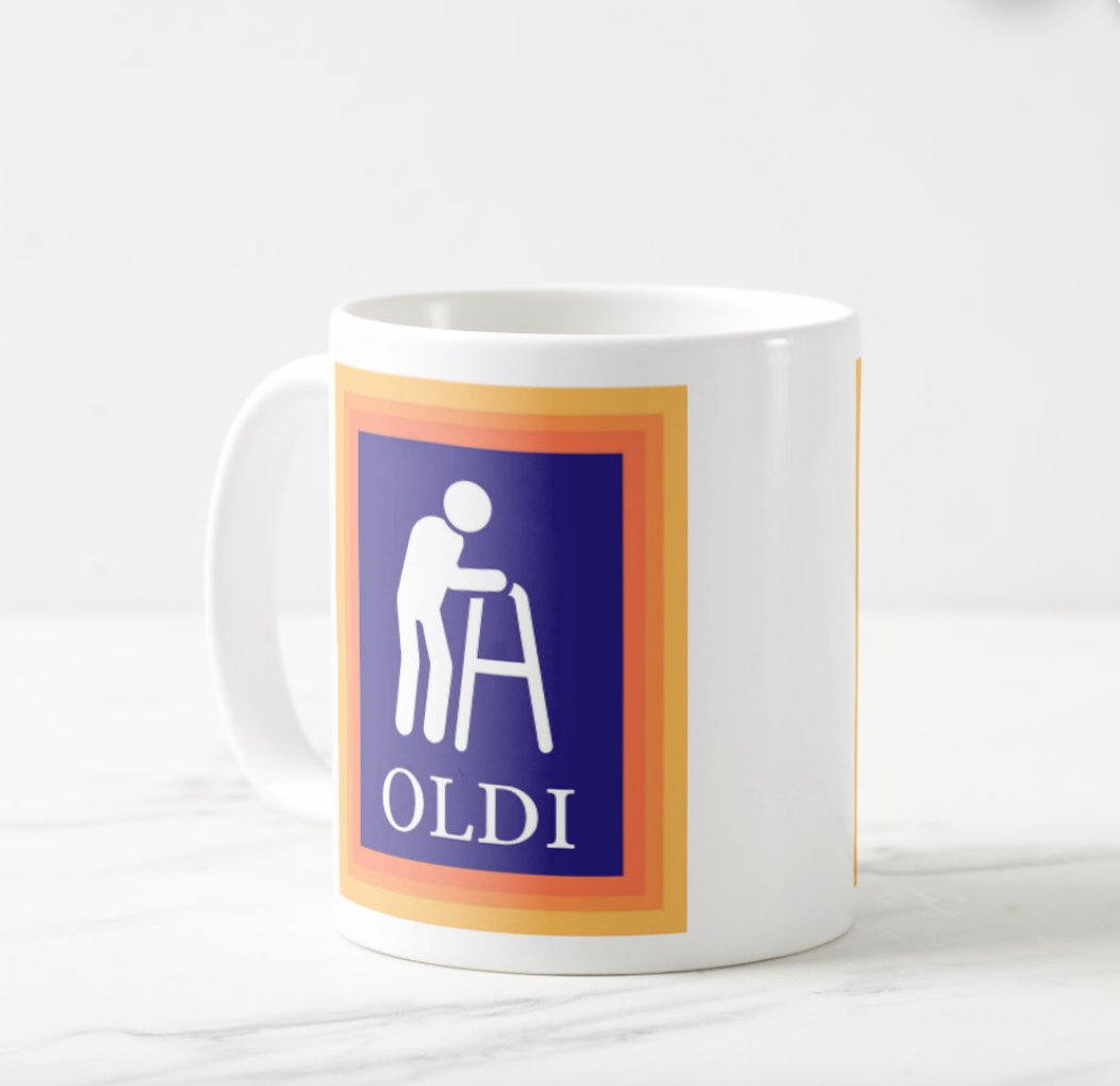 OLDI funny Aldi mug