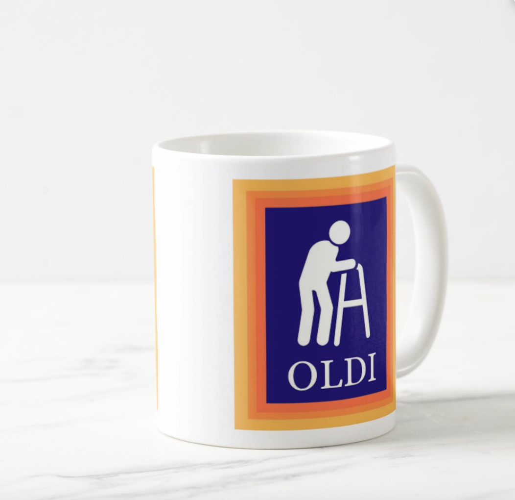 OLDI funny Aldi mug