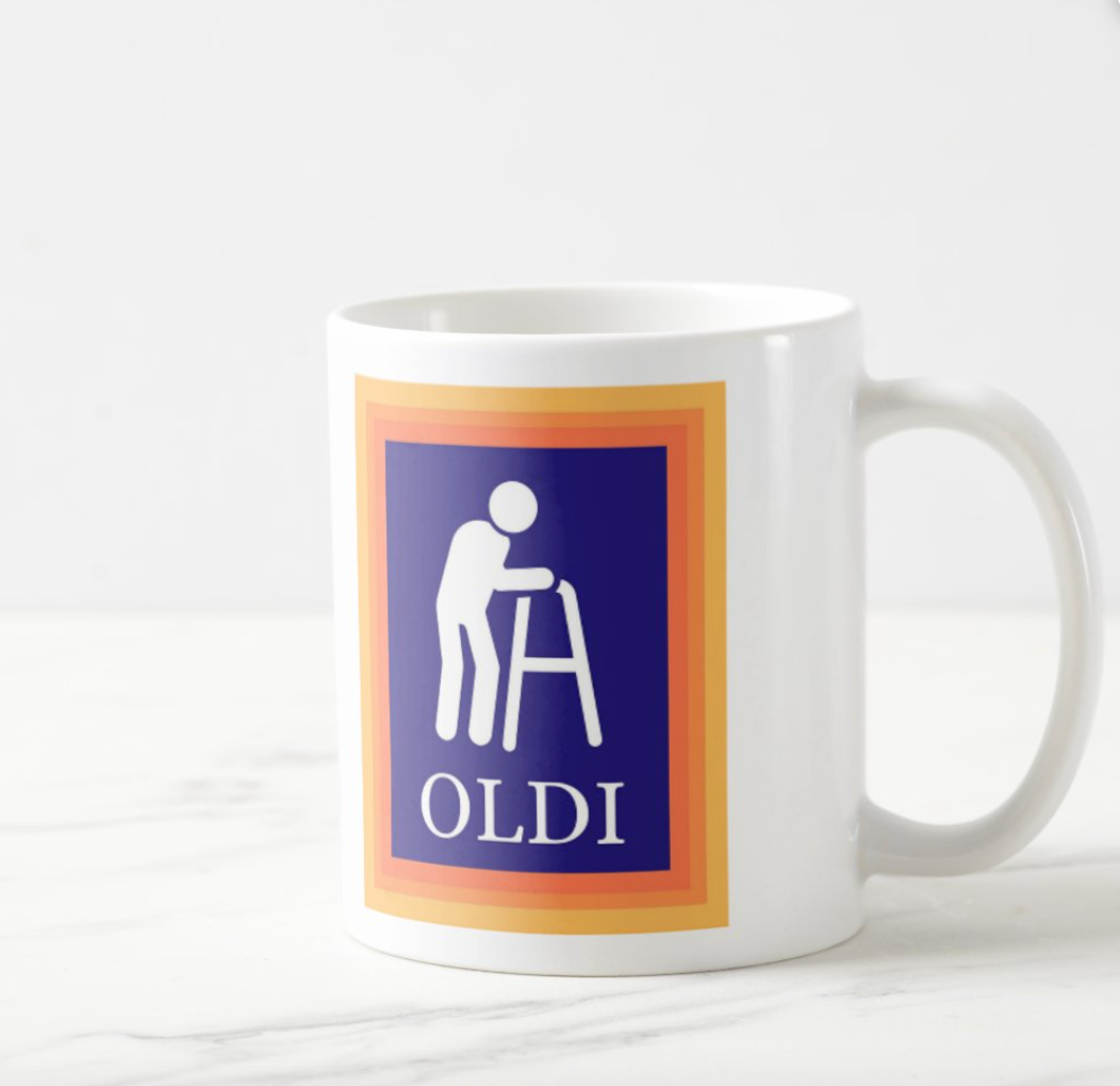 OLDI funny Aldi mug
