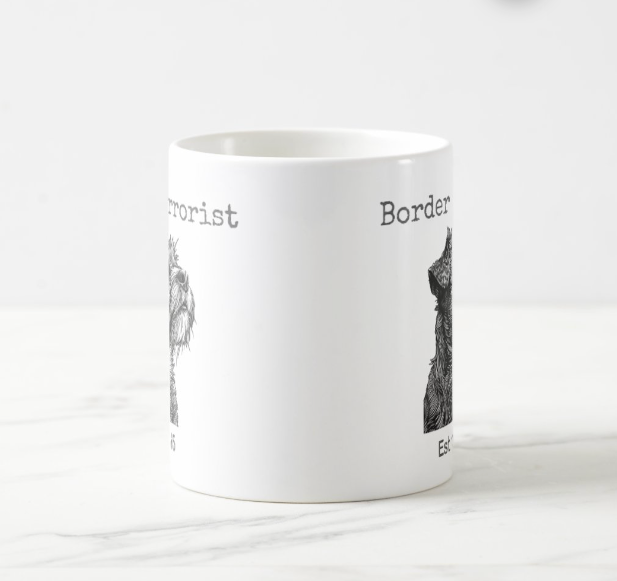 Border Terrorist - Funny Border Terrier Mug