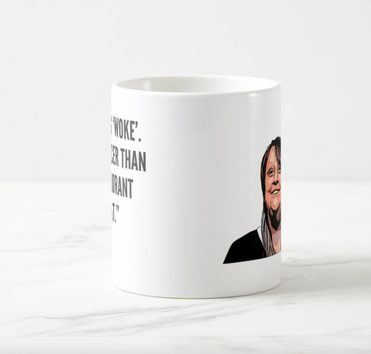 I love being woke mug